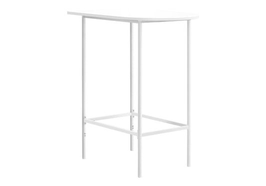 Home Bar, Bar Table, Bar Height, Pub, Rectangular, Small, Contemporary & Modern - White