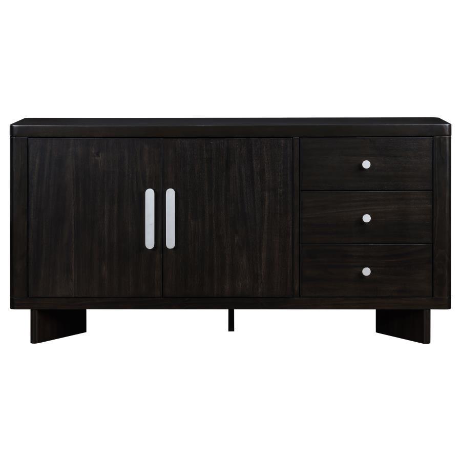 Hathaway - 3-Drawer Sideboard Buffet Cabinet - Acacia Brown