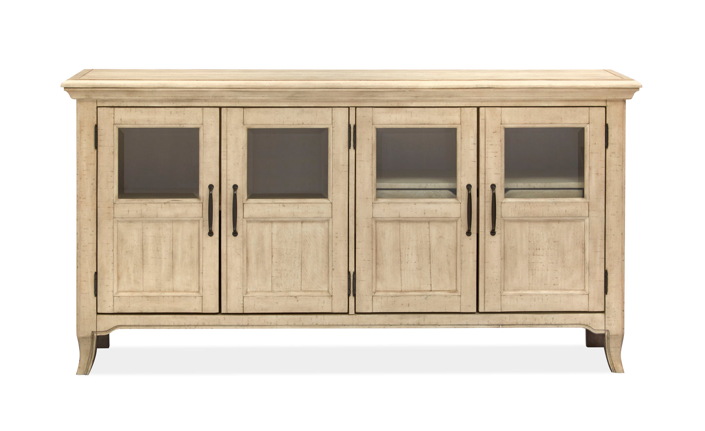 Harlow - Four Door Buffet - Weathered Bisque