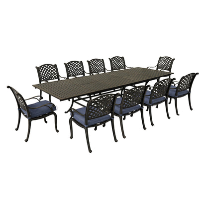 Rectangular Dining Set With Cushions