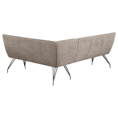 Dodson - Fabric Upholstered L-Shaped Nook Dining Bench