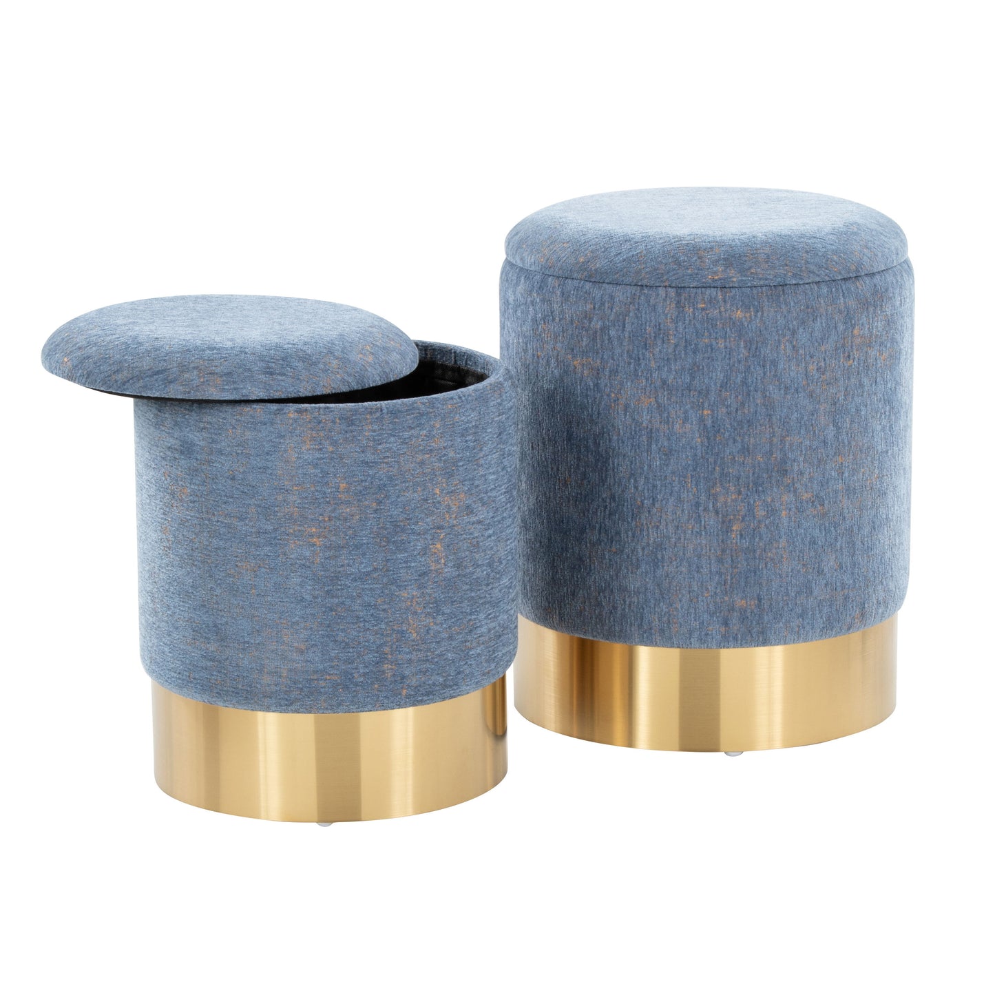 Marla - Contemporary Nesting Ottoman Set