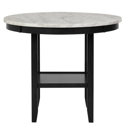 Lennon - Round Counter Height Table - White