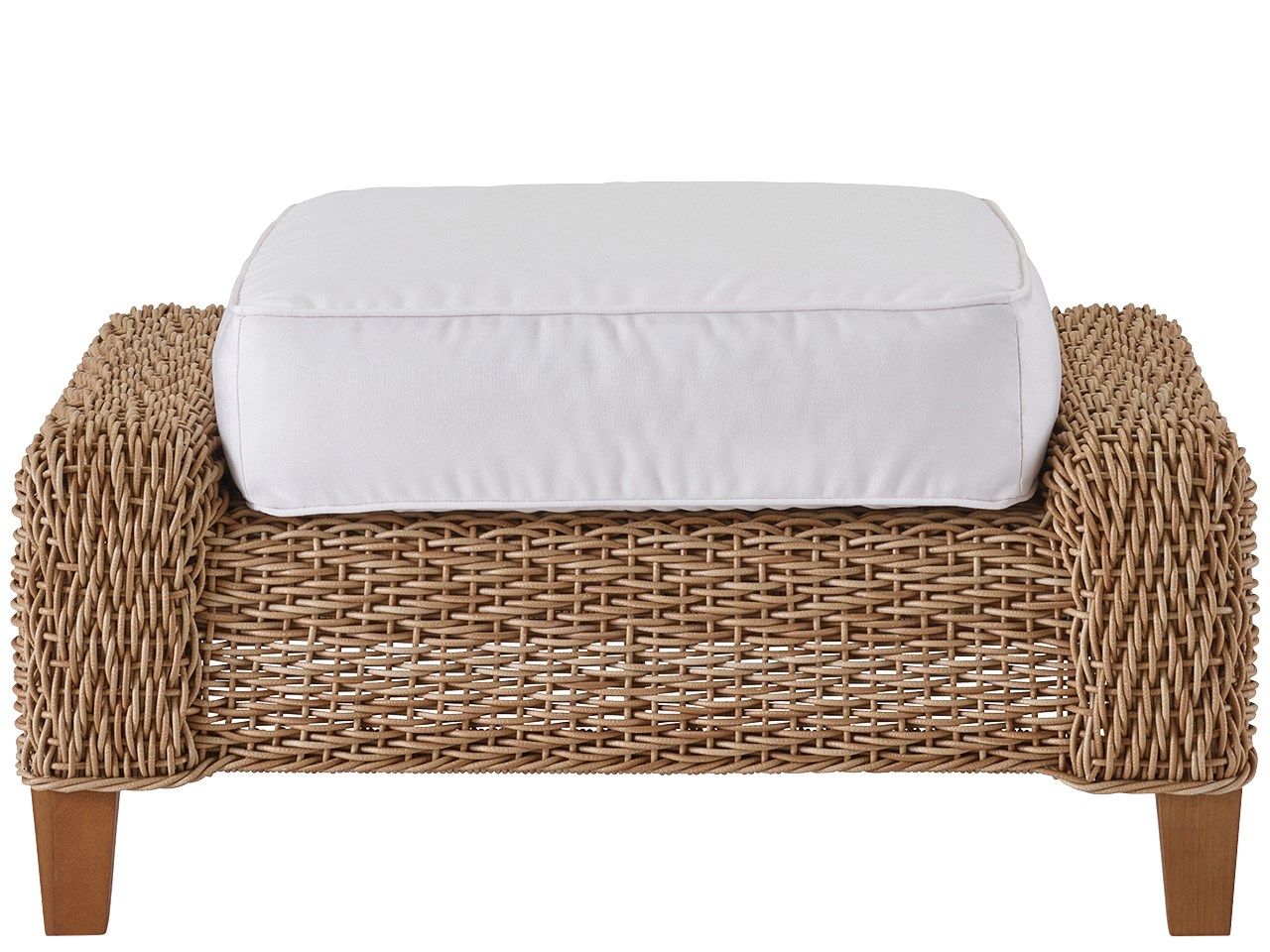 Coastal Living Outdoor - Laconia Ottoman - Light Brown