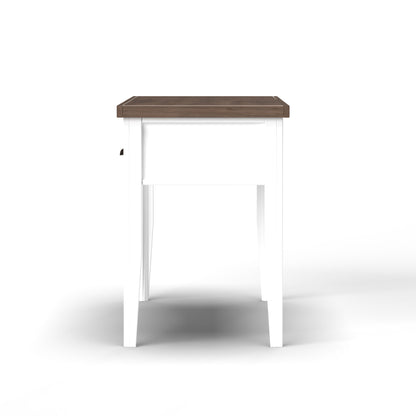 Hampton - Writing Desk - Jasmine Whitewash / Barnwood