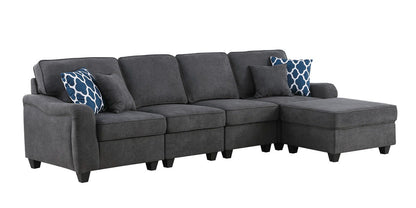 Leo - Woven Modular Sectional Sofa Comfort And Style