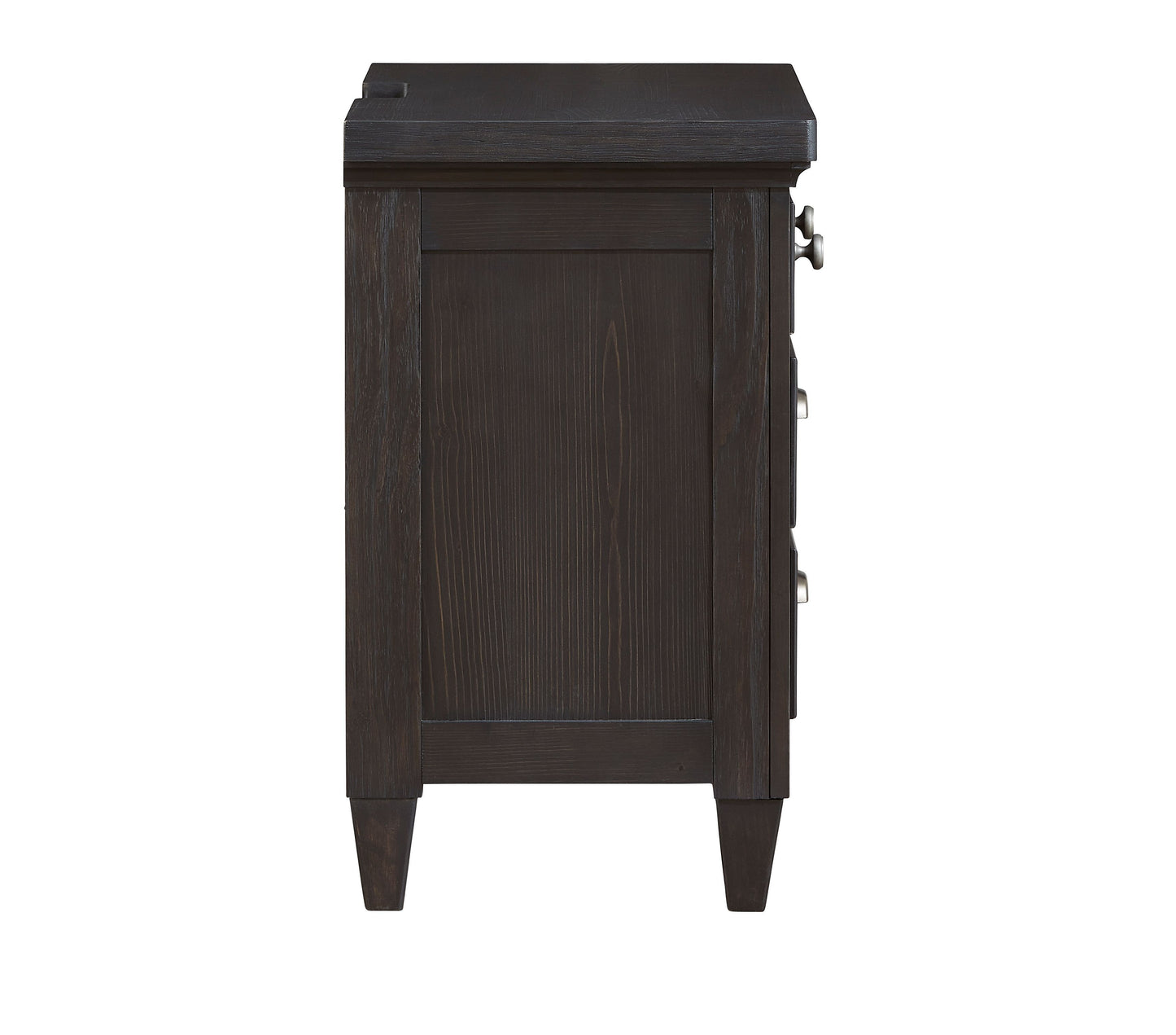 Sierra - Drawer Nightstand - Obsidian