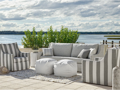 Coastal Living Outdoor - 93" Hudson Outdoor Sofa, Special Order - Pearl Silver