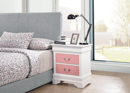 Louis Phillipe - G3193-N Nightstand - Pink