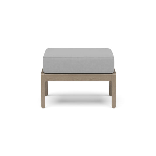 Sustain - Outdoor Ottoman - Wood - Dark Gray - 17.25"