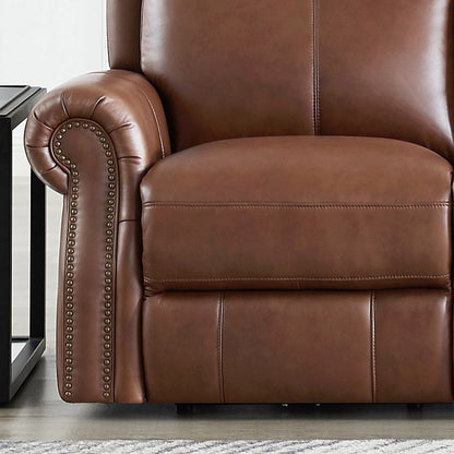 Royce - Power Headrest Zero Gravity Reclining Sofa - Brown