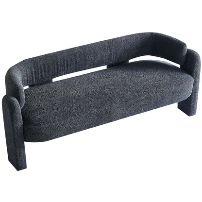 Boucle Upholstery Modern Sofa For Living Room