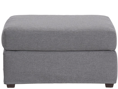 Coastal Living Outdoor - Brooke Outdoor Ottoman, Special Order - Dark Gray