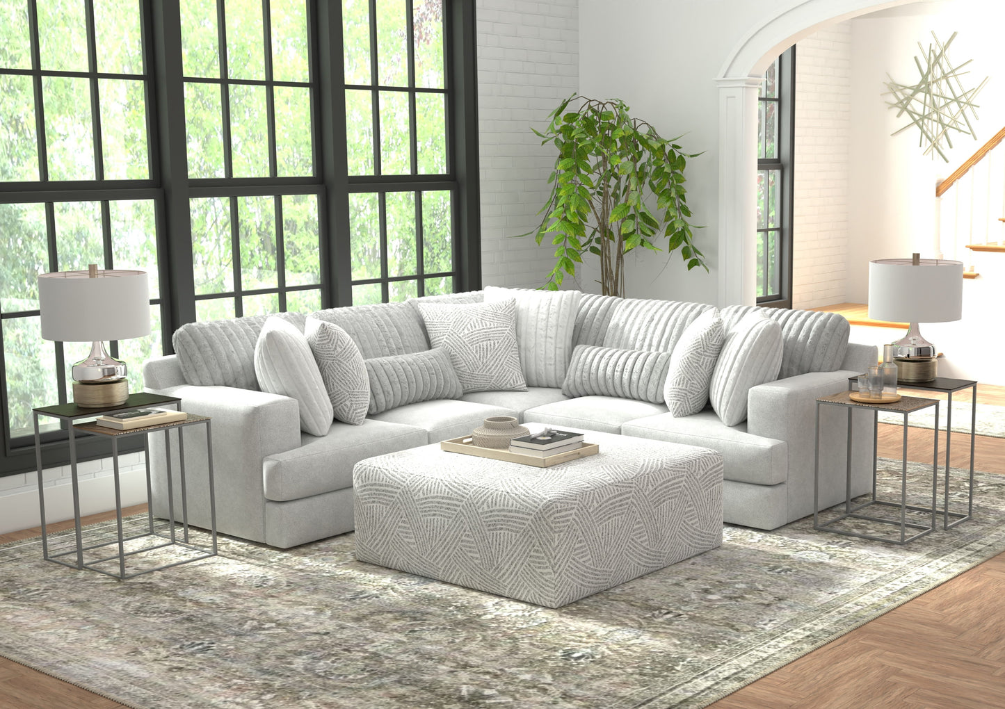 Logan - Upholstered Sectional Set