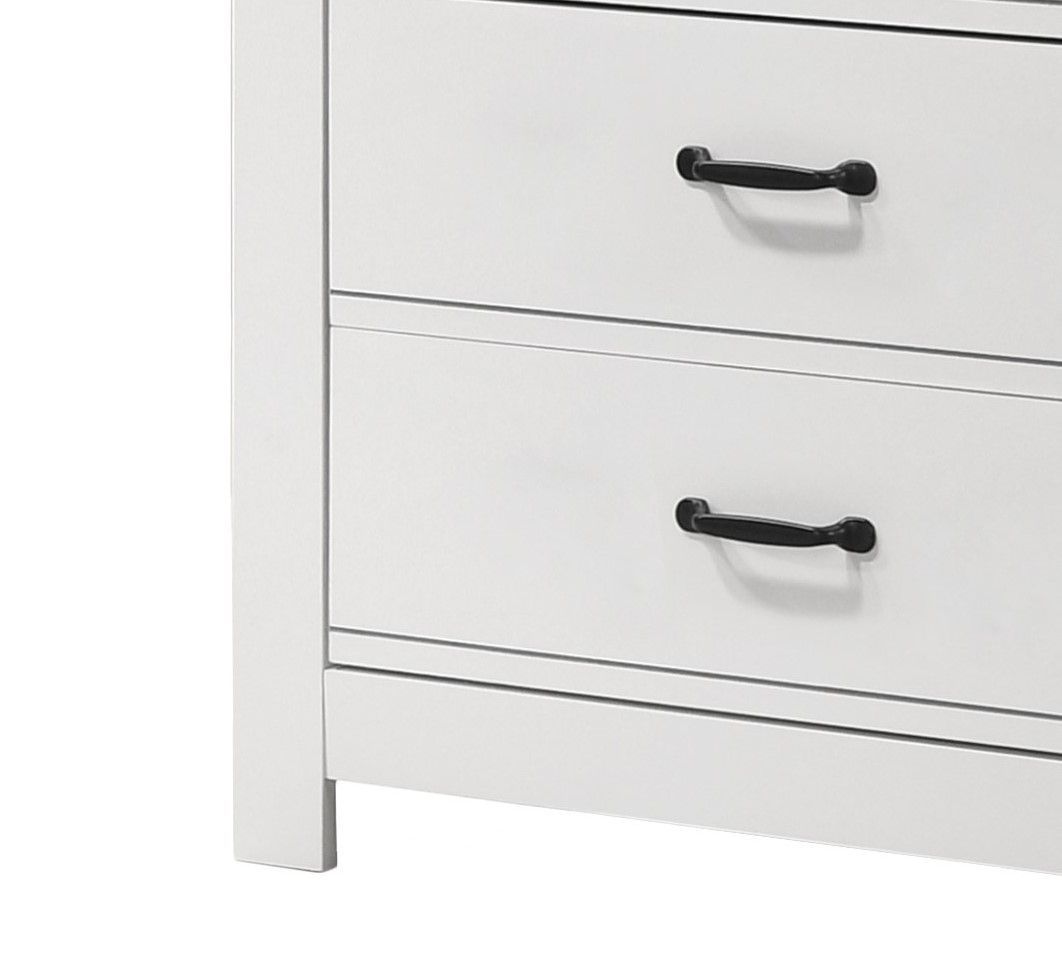 Cassini - 5 Drawer Chest - White