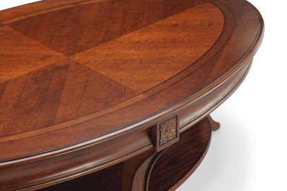 Winslet - Oval End Table - Cherry