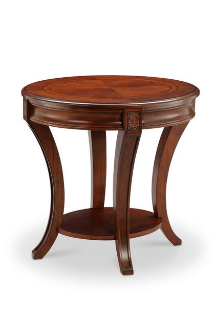 Winslet - Oval End Table - Cherry