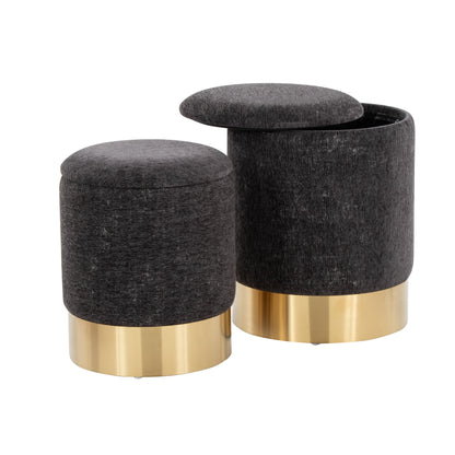 Marla - Contemporary Nesting Ottoman Set