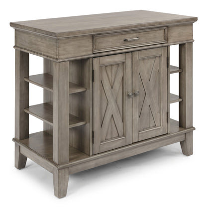 Walker - Kitchen Island - Wood - Dark Gray