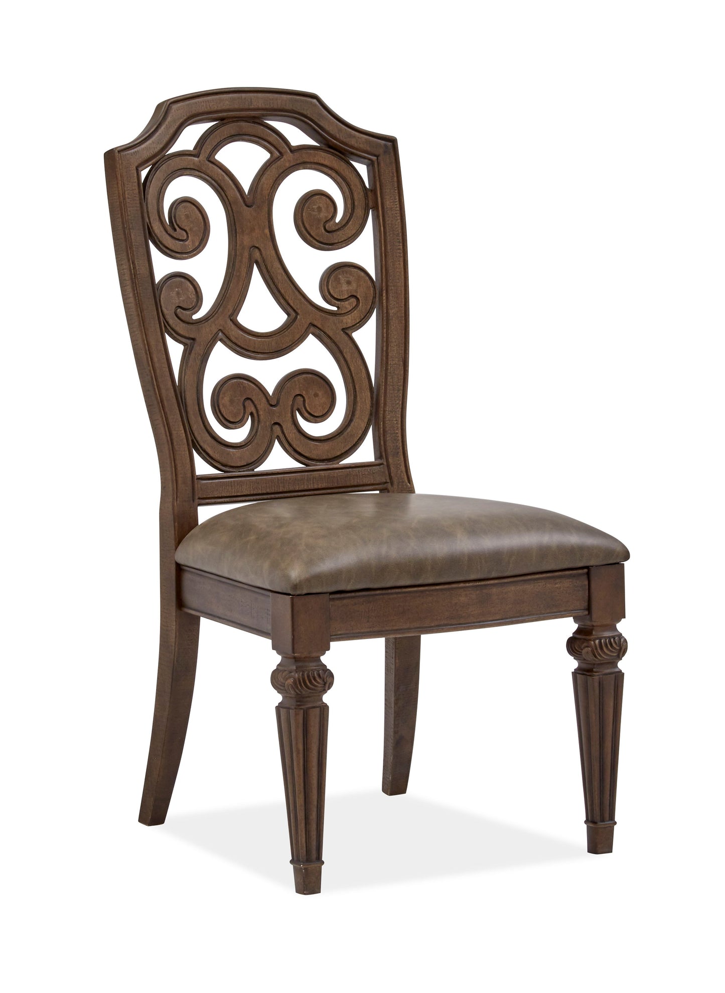 Durango - Wood Dining Side Chair With Upholstered Seat (Set of 2) - Willadeene Brown