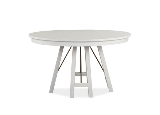 Heron Cove - Round Dining Table - Chalk White