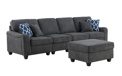 Leo - Woven Modular Sectional Sofa Comfort And Style