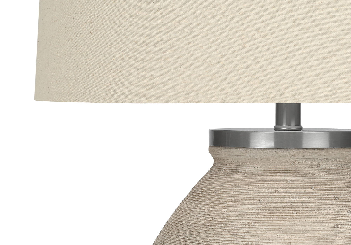 Lighting, Table Lamp, Concrete, Resin, Contemporary - Cream