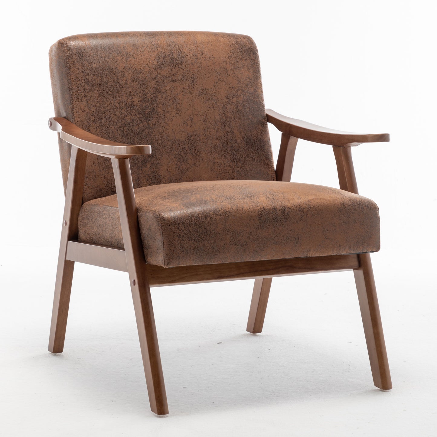 Accent Chair, Classic Mid Century Modern For Extra Seating