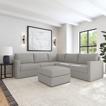 Flex - Sectional with Standard Arm and Ottoman