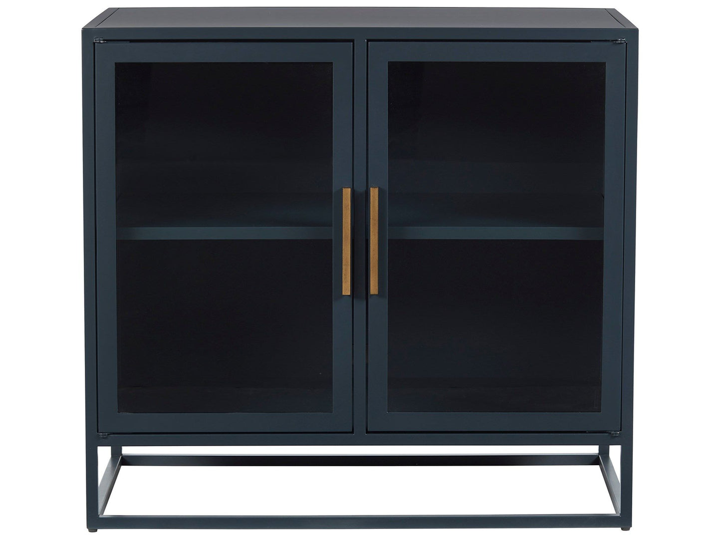 Getaway - Santorini Short Metal Kitchen Cabinet - Black