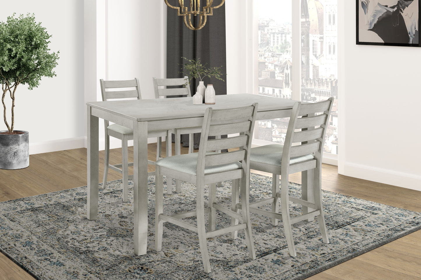 Pascal - Counter Dining Table Set