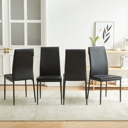 Dining Chairs With Metal Leg (Set of 4)