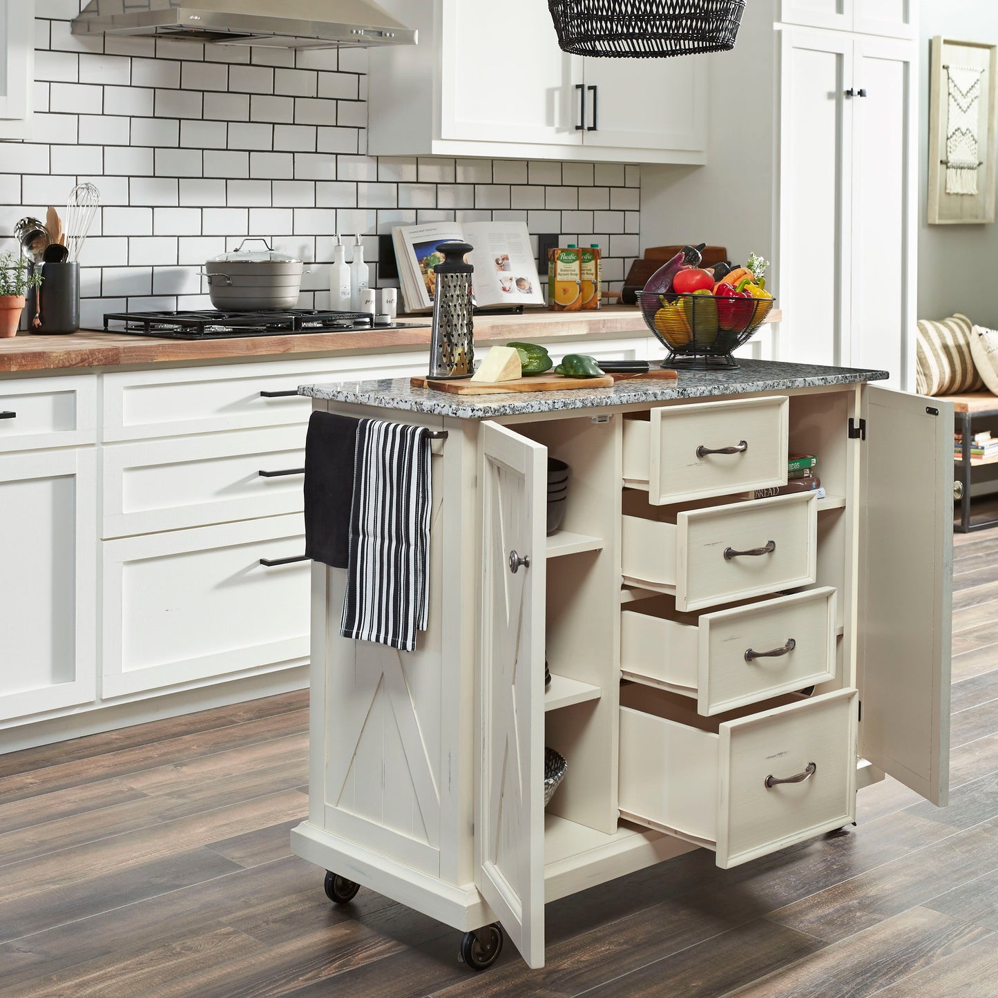 Bay Lodge - Kitchen Cart - 35.5"