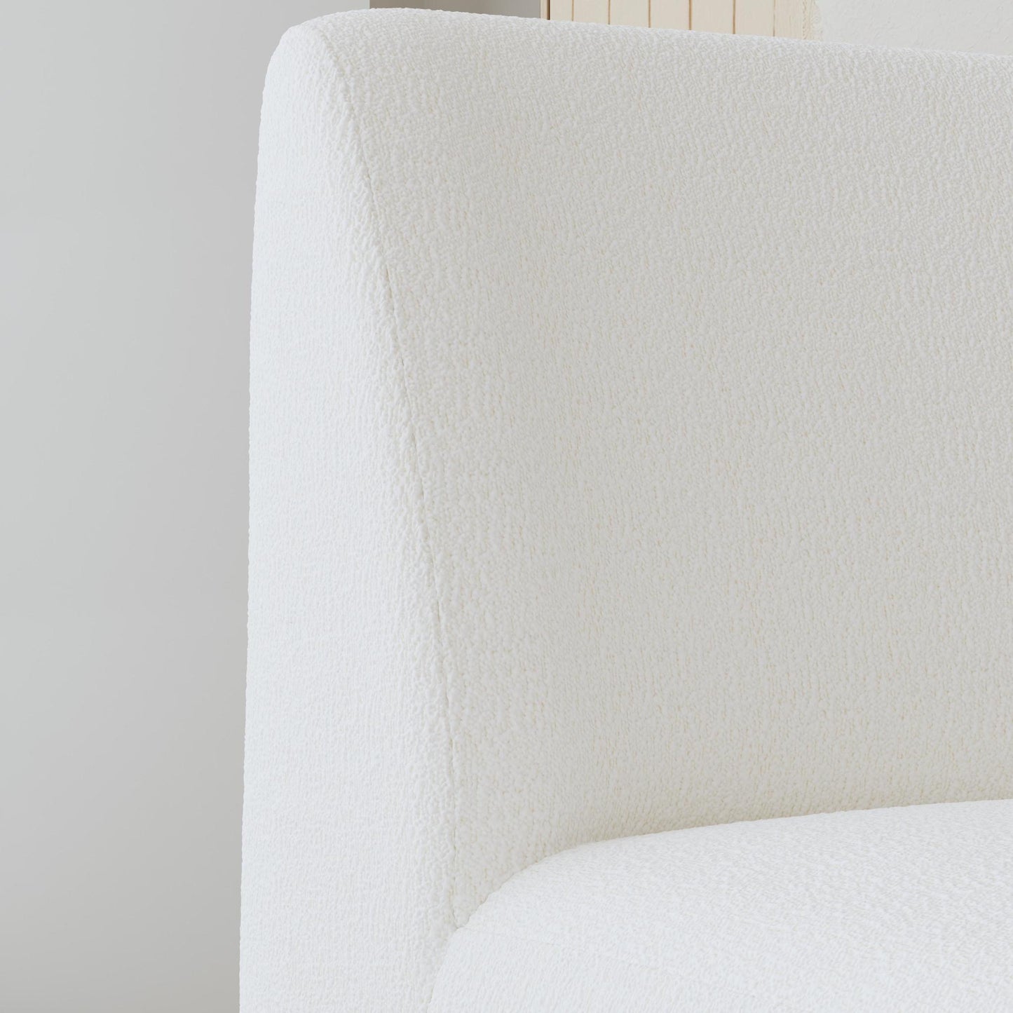 Nico - Swivel Chair & Ottoman - White