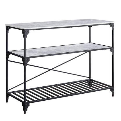 Jakob - Concrete Kitchen Island - Black