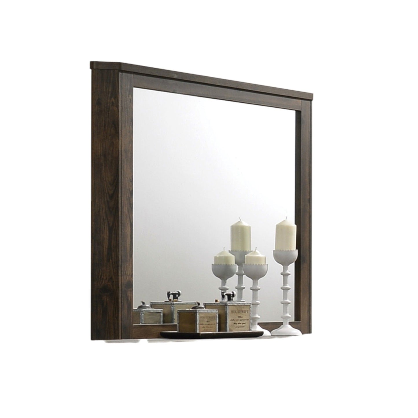 Elettra - Rustic Mirror - Walnut