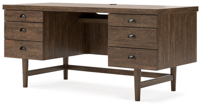 Austanny - Warm Brown - Home Office Desk