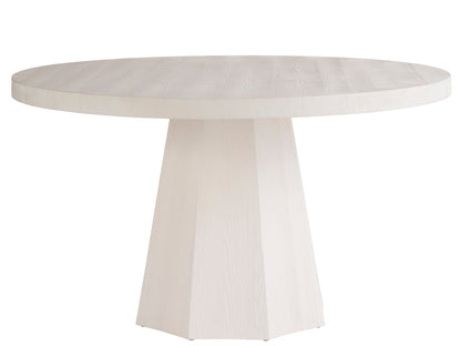 Weekender Coastal Living Home - Mackinaw Round Dining Table - Pearl Silver