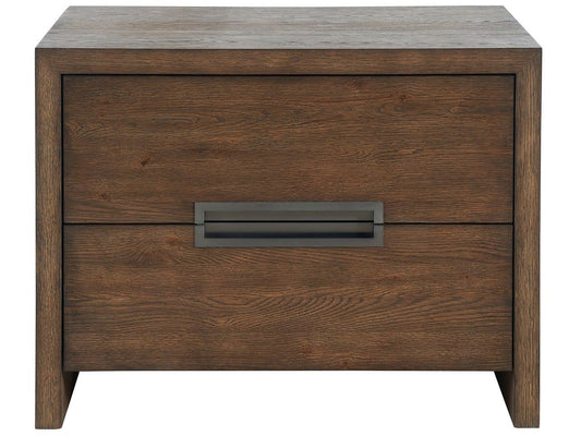 New Modern - Atlas Drawer Nightstand - Dark Brown