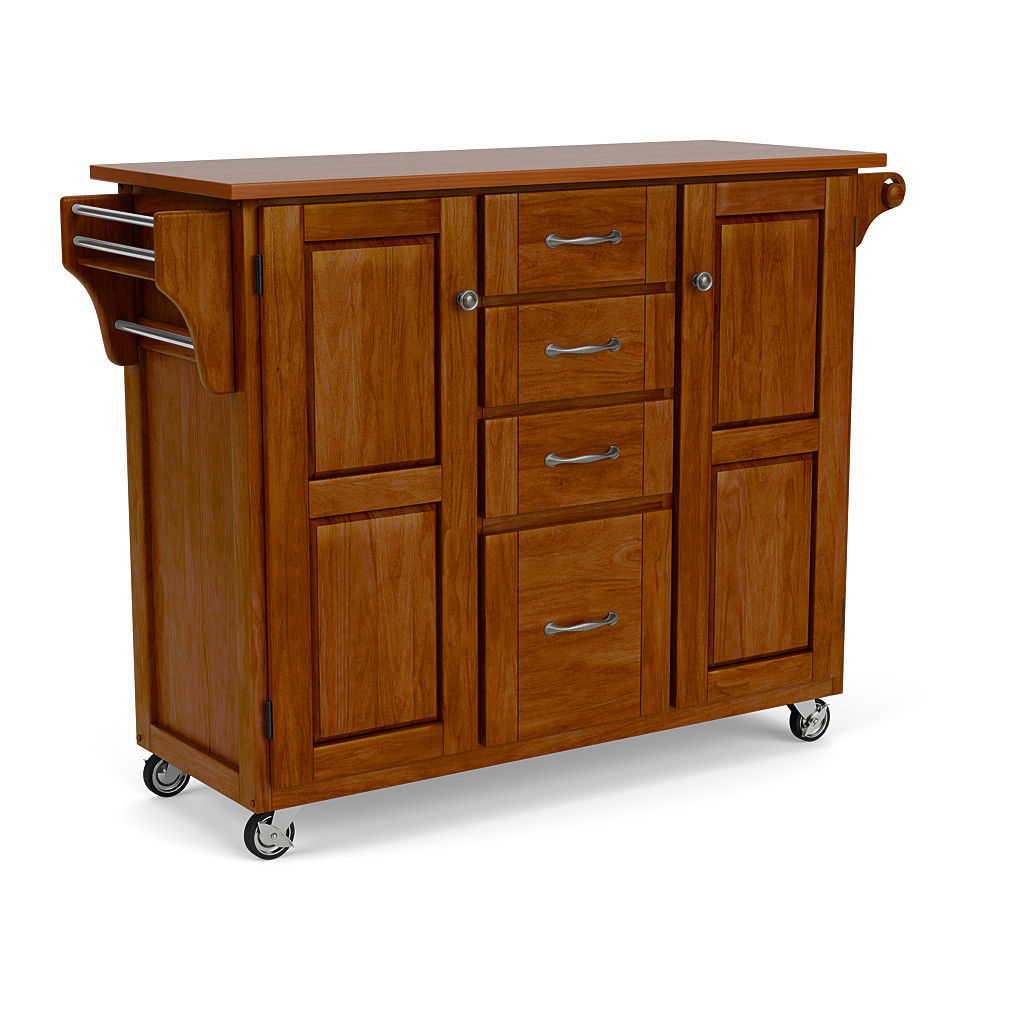 Create-A-Cart - Kitchen Cart - Wood Top