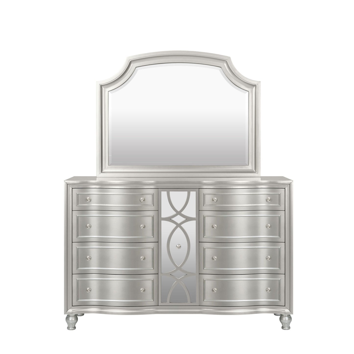 Reflections - Dresser Mirror - Silver