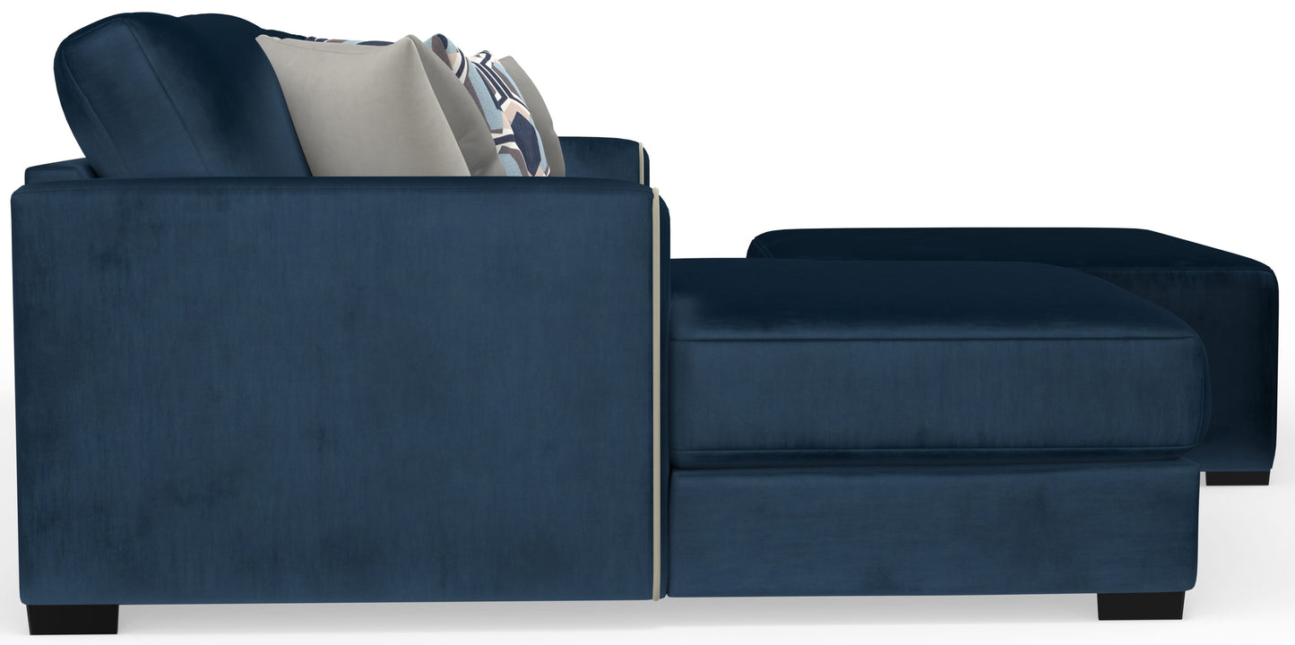 Jetson - Sectional, Accent Pillows & Cocktail Ottoman Set