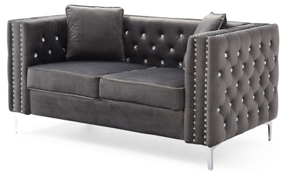 Elegant Track Arm Loveseat