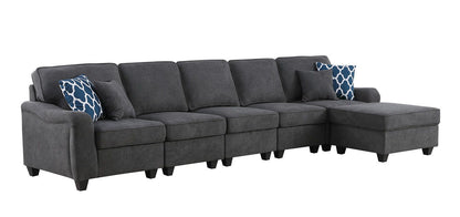 Leo - Woven Modular Sectional Sofa Comfort And Style