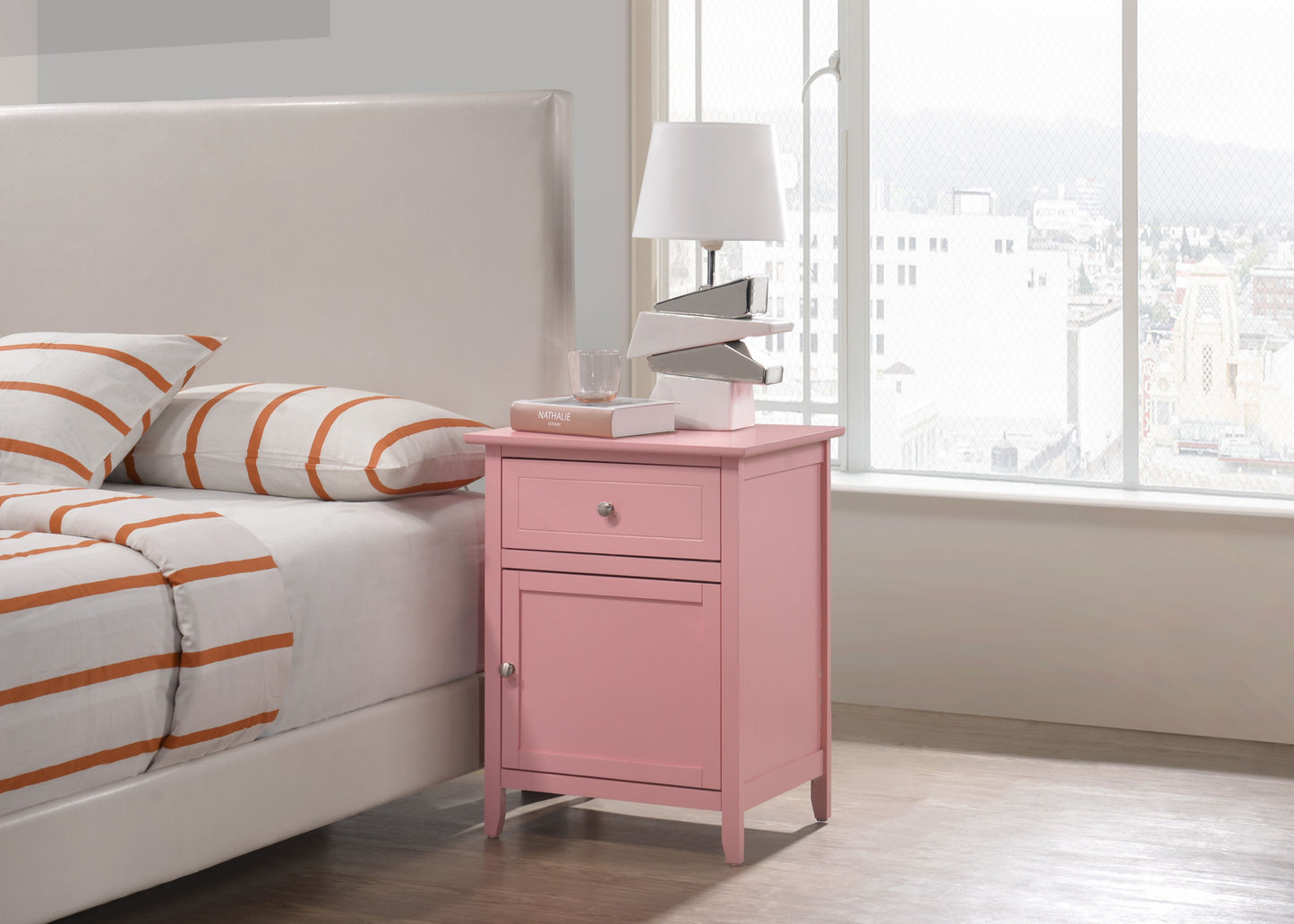 Izzy - 1 Drawer /1 Door Nightstand