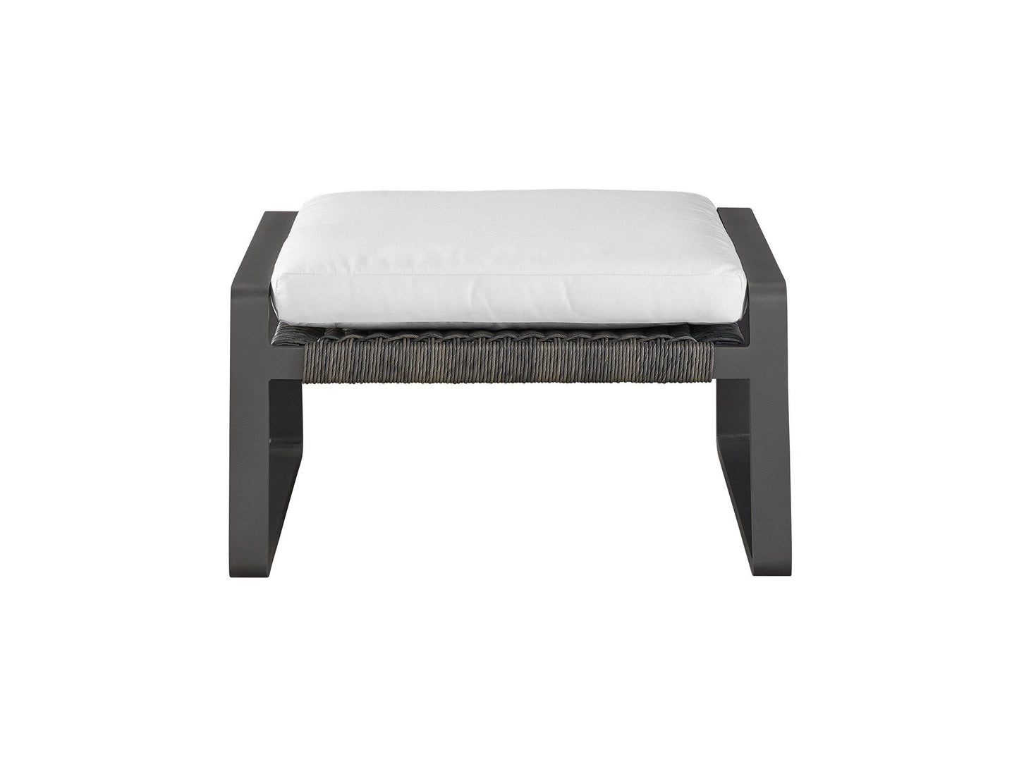 Coastal Living Outdoor - San Clemente Ottoman - Black