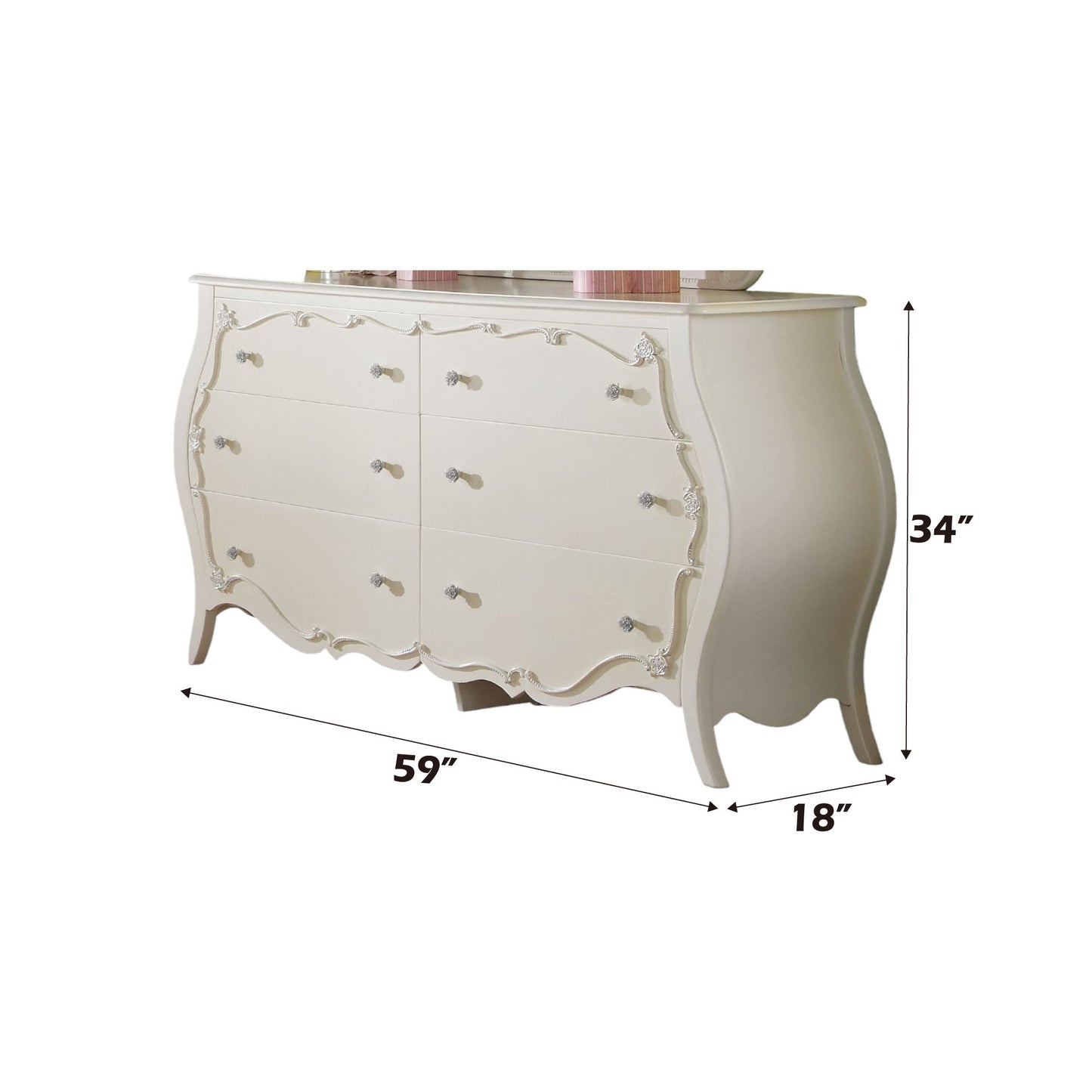 Edalene - Dresser - White