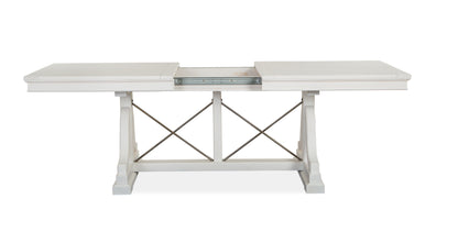 Heron Cove - Trestle Dining Table - Chalk White