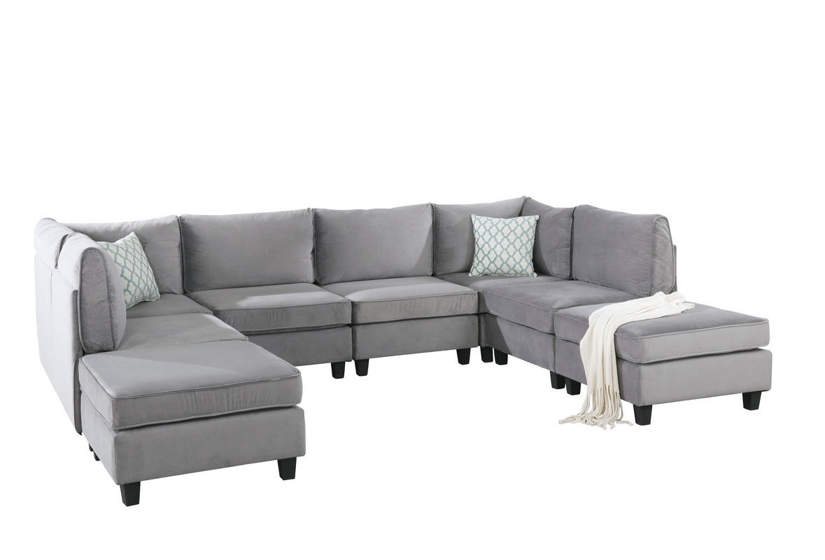 Zelmira - Velvet Sctional Sofa