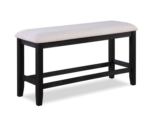 Regent - Cntr Height Bench - Charcoal Black